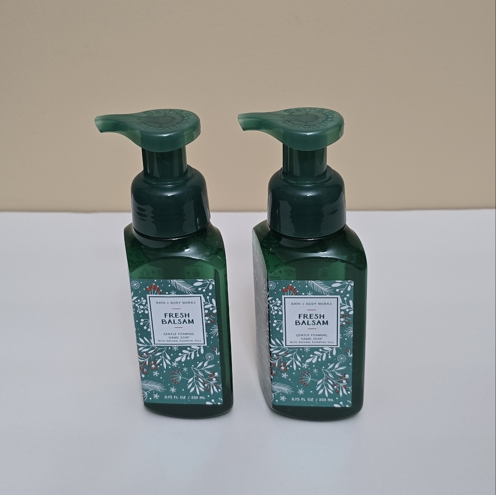 2 Bath & Body Works "Fresh Balsam" Hand Soap